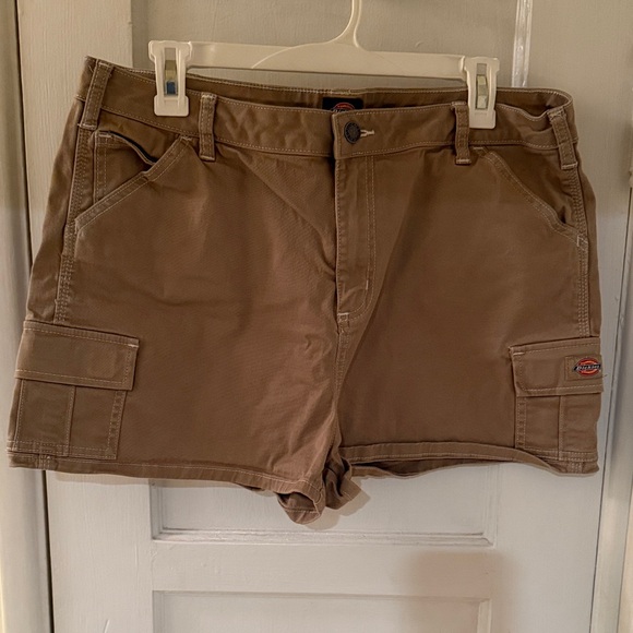 Dickies Pants - Dickies Women's Tan Cargo Shorts